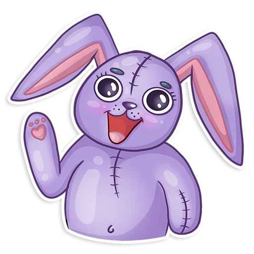 Telegram stiker «Small Rabbit» ✋