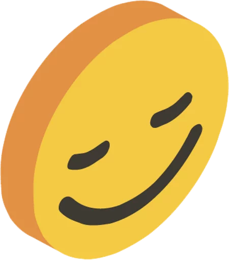 3d smile emoji 😆