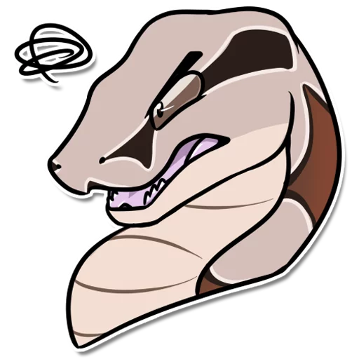 Telegram stiker «Snakes» 😠