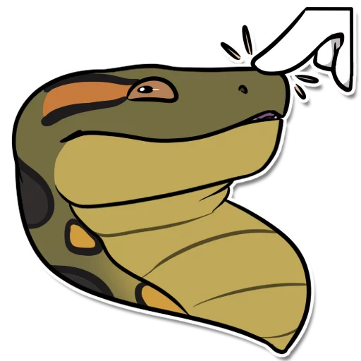 Telegram Sticker «Snakes» 😮