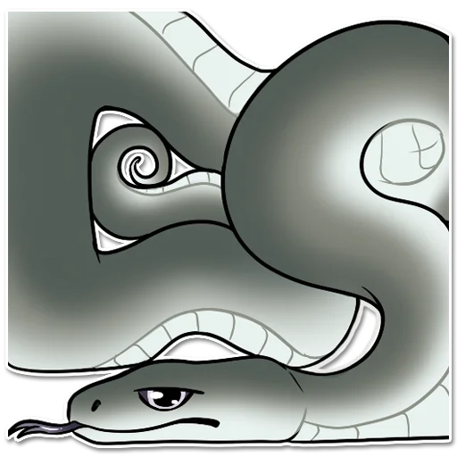 Telegram Sticker «Snakes» 🔲