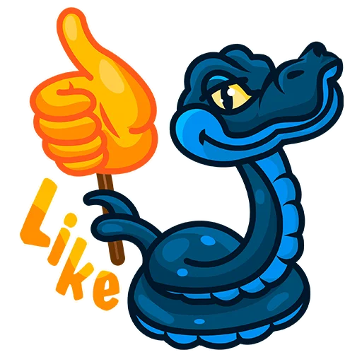 Blue_Snake emoji 👍