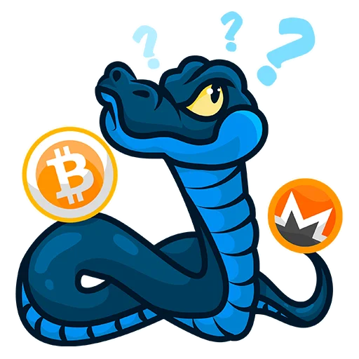 Telegram Sticker «Blue_Snake» 🤨