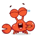 Стікер Snappy Crab 😂