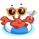 Стікер Snappy Crab 😎
