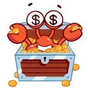 Стікер Snappy Crab 🤑