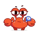 Стікер Snappy Crab 😠