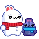 Snow Babbit emoji 💏