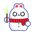 Snow Babbit sticker 😡