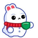 Snow Babbit emoji 😯