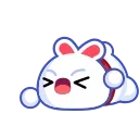 Snow Babbit emoji 😖
