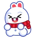 Telegram emoji Snow Rabbit | Снежный Кролик