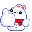 Telegram emoji Snow Rabbit | Снежный Кролик