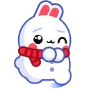Эмодзи Snow Rabbit | Снежный Кролик 😉