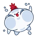 Snowball emoji 🫥