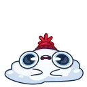 Snowball  emoji 🫠