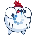 Snowball emoji 🫥