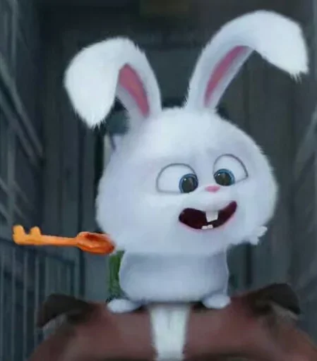 Telegram stiker «Snowball the rabbit» 🐰