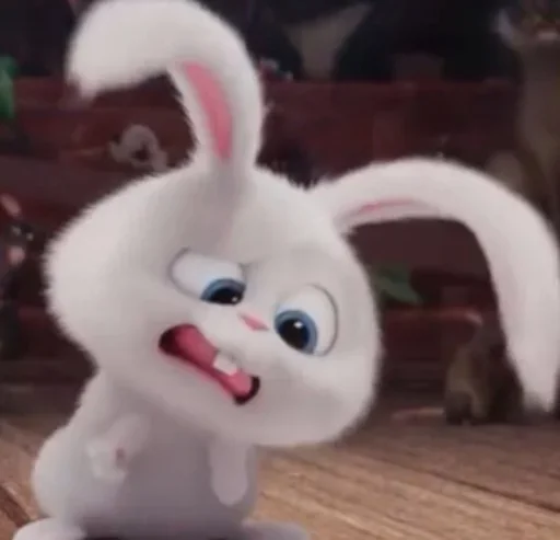Стікер Snowball the rabbit 🐰