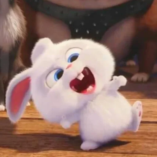 Snowball the rabbit sticker 🐰