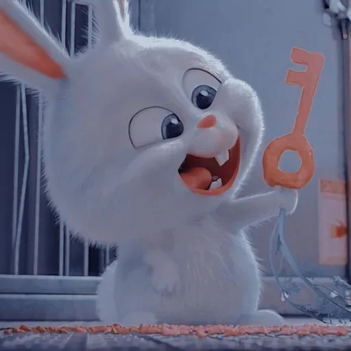 Стікер Telegram «Snowball the rabbit» 🐰