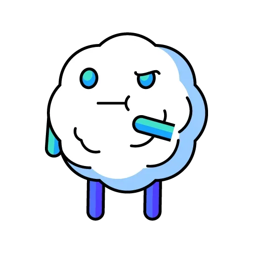 Snowball emoji 😠
