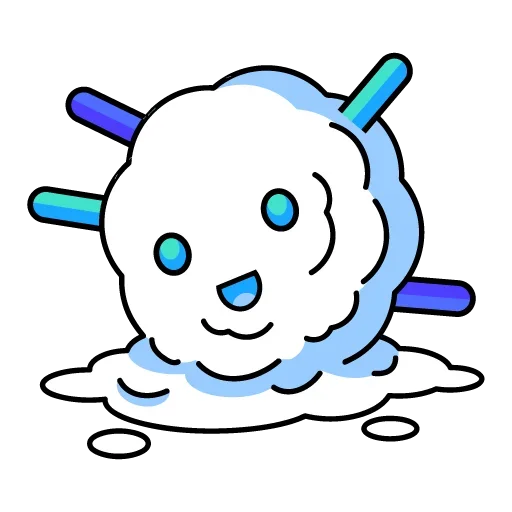 Snowball emoji 🤢