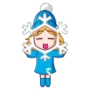 Snowflake stiker 🌨