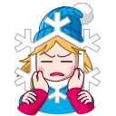Snowflake emoji 😖