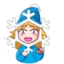 Емодзі телеграм Snowflake