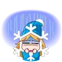 Снежинка  emoji 😨