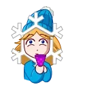 Снежинка  emoji 🥳