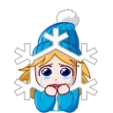 Снежинка  emoji 😭