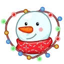 Snowman stiker 😘