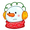 Snowman emoji 😨