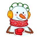 Snowman stiker 🥰