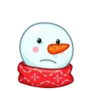 Snowman emoji 😡