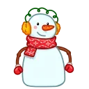Snowman stiker 😬