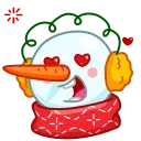 Snowman stiker 😍