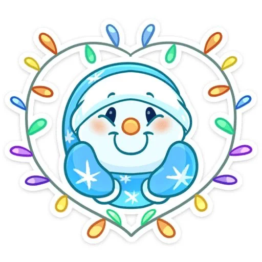 Снеговик emoji 🤗