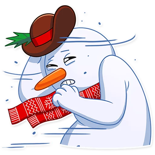 Стикер Telegram «Snowy Buddy» ❄️