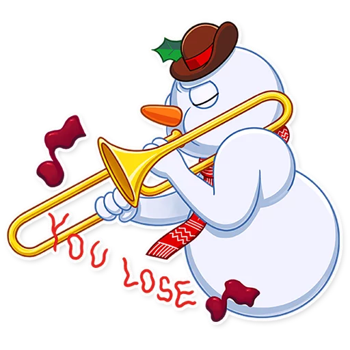 Snowy Buddy emoji 💀