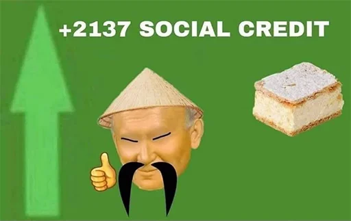 Стикер China Social Credits 【﻿Ｔｉａｎａｎｍｅｎ １９８９ Ｅｄｉｔｉｏｎ】 🤤