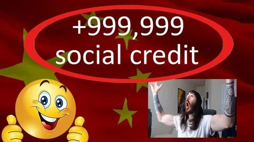 Social credit china sticker 😌