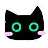 Telegram emoji Black Cat