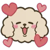Telegram emoji Poodle