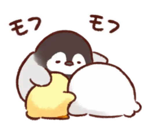 Soft and cute chick winter stiker 🐥