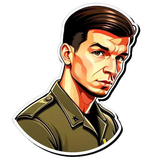 Стікер Telegram «Soldier Barik» 🙃