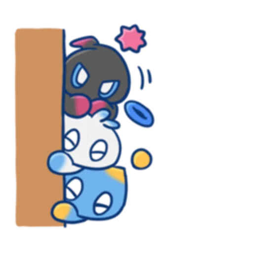 Стікер Telegram «Sonic Cute Emoji UA» 👀