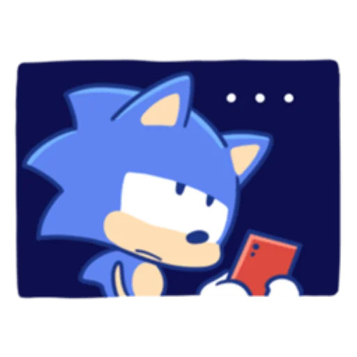 Sonic Cute Emoji UA emoji 😐